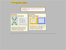 Tablet Screenshot of lexigame.com